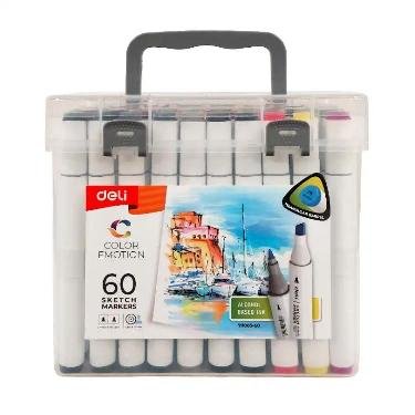 Valija marcadores Deli sketch x60