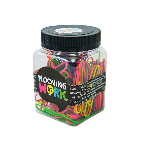 Clips MOOVING 50mm multicolor neon