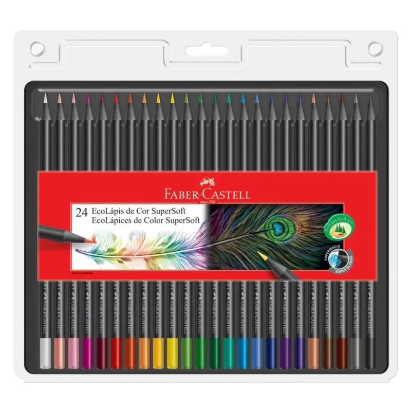 Lápices Faber Castell super soft x24