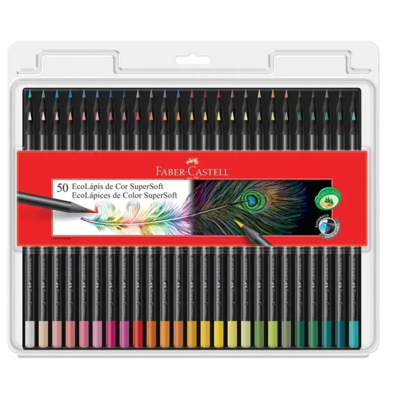 Lápices Faber Castell super soft x50