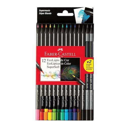 Lápices Faber Castell super soft x12