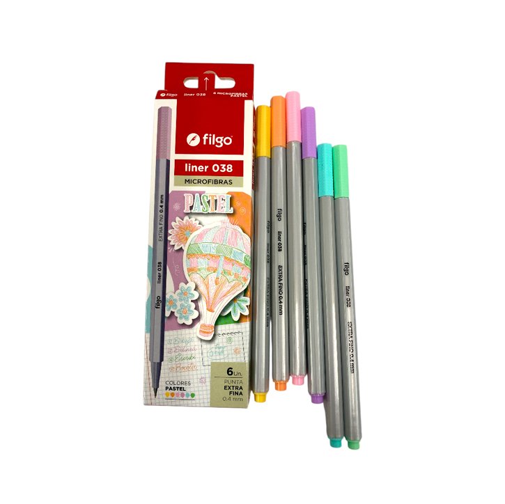 Microfibras FILGO pastel x6