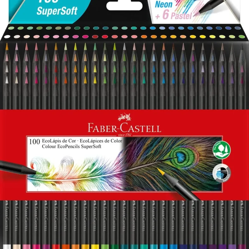 Lápices Faber Castell super soft x100