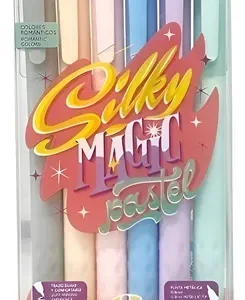 Bolígrafos MOOVING silky Magic pastel x6