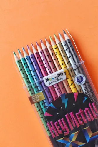 Lápices metalizados MOOVING x12