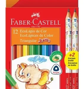 Lápices Faber Castell jumbo x12
