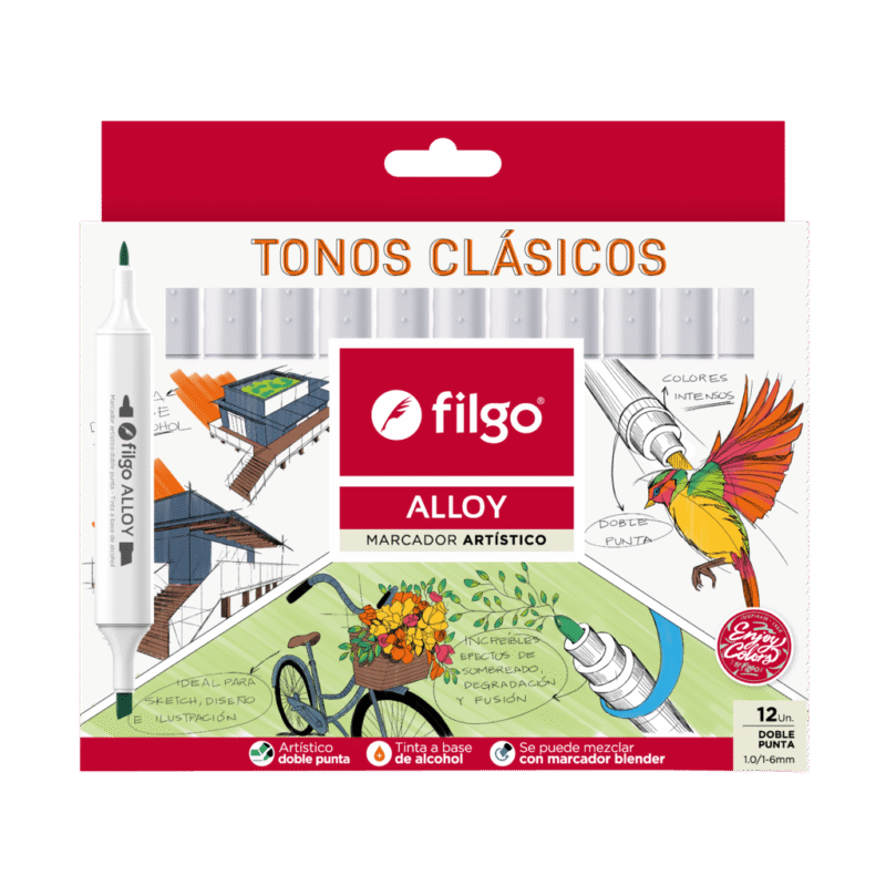 Marcadores FILGO alloy x12