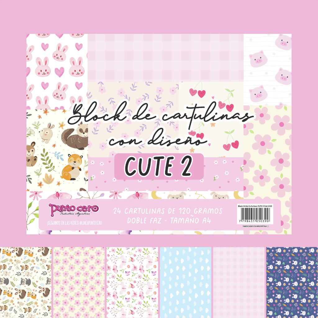 Block A4 de cartulina estampada punto cero - Image 3