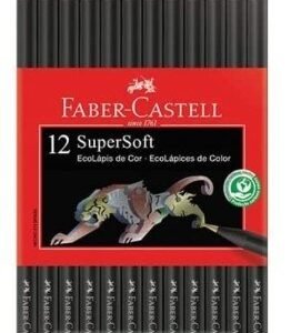 Lápices Faber Castell super soft metalizados x12