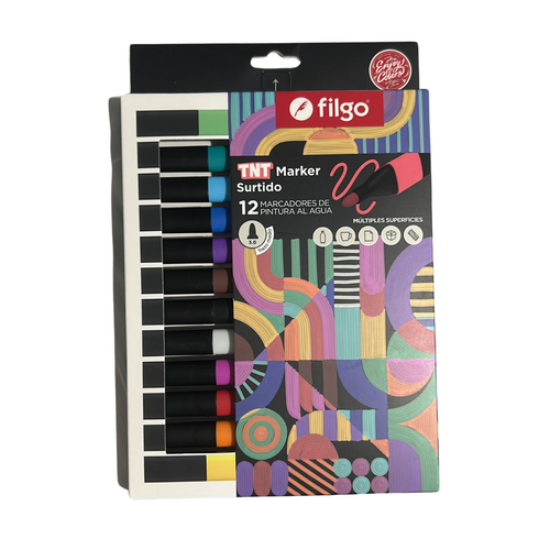 Marcadores FILGO TNT x12