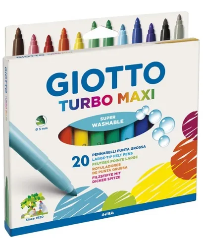 Fibras Giotto turbo color MAXI x20