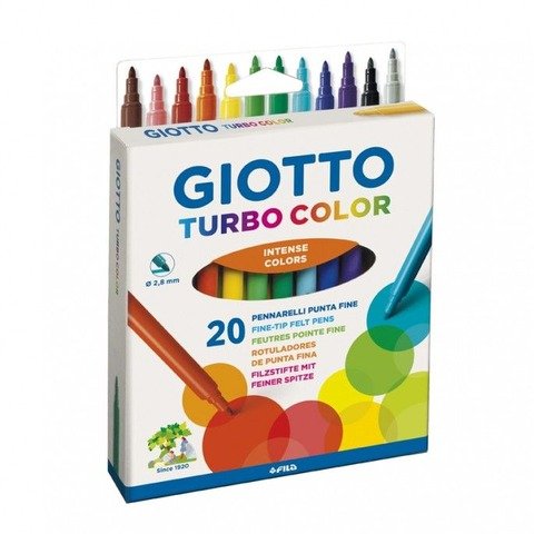 Fibras Giotto turbo color x20