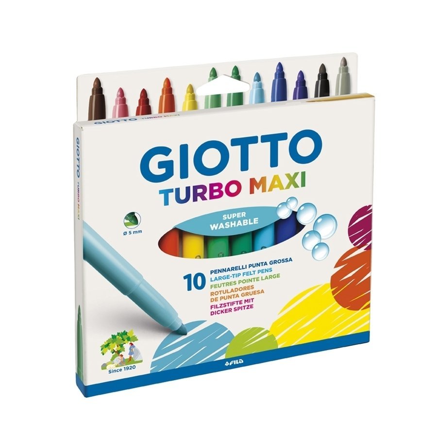Fibras Giotto turbo color MAXI x10