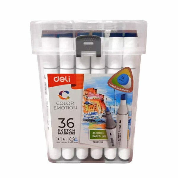 Valija marcadores Deli sketch x36