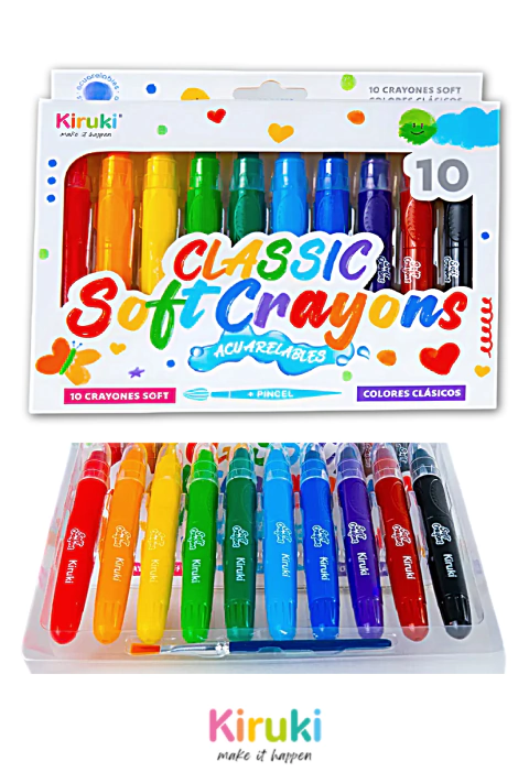 Crayones de gel acuarelables x10