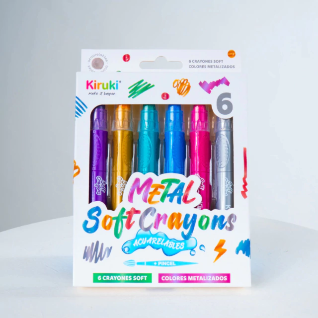 Crayones de gel metalizados Kiruki