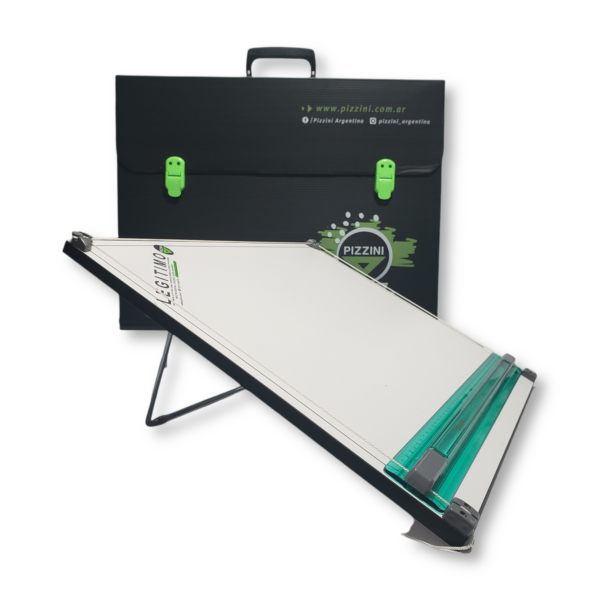 Tablero de dibujo técnico Pizzini 45x50 con atril de 1 posicion