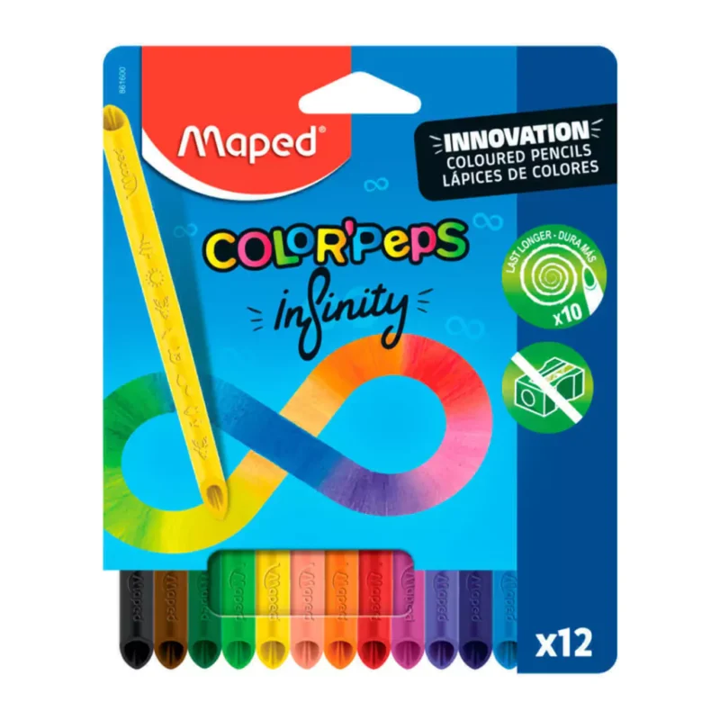 Lápices Maped colorpeps infiniy x12